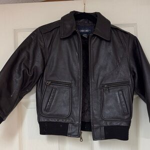Cherokee Chocolate Brown Kids Bomber Jacket